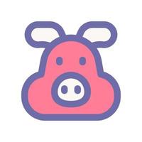 pig icon for your website design, logo, app, UI. vector