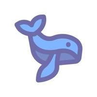 ballena icono para tu sitio web diseño, logo, aplicación, ui vector