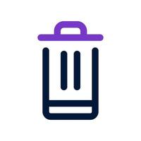 trash icon for your website, mobile, presentation, and logo design. vector
