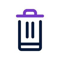 trash icon for your website, mobile, presentation, and logo design. vector