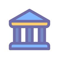 bank icon for your website design, logo, app, UI. vector