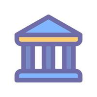 bank icon for your website design, logo, app, UI. vector