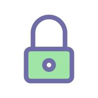 lock icon for your website design, logo, app, UI. vector