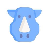 rhino icon for your website design, logo, app, UI. vector