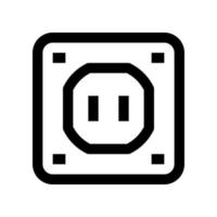 socket icon for your website, mobile, presentation, and logo design. vector