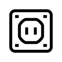 socket icon for your website, mobile, presentation, and logo design. vector