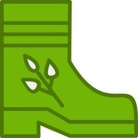 icono de vector de zapatos