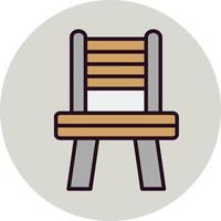 icono de vector de sillón