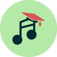 icono de vector de educación musical