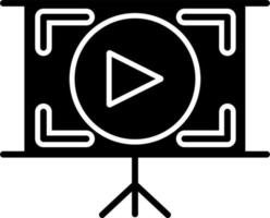 icono de vector de tutorial de vídeo