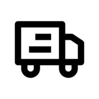 truck icon for your website design, logo, app, UI. vector