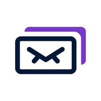 icono de correo electrónico para su sitio web, móvil, presentación y diseño de logotipo. vector