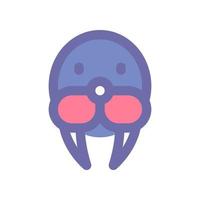 walrus icon for your website design, logo, app, UI. vector