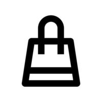 shopping bag icon for your website design, logo, app, UI. vector