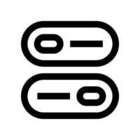 toggle icon for your website, mobile, presentation, and logo design. vector