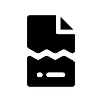 corrupto icono para tu sitio web diseño, logo, aplicación, ui vector