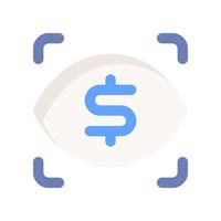 vision icon for your website design, logo, app, UI. vector