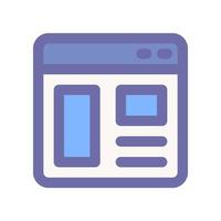 wireframe icon for your website design, logo, app, UI. vector