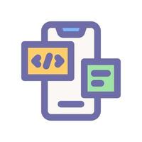 mobile app icon for your website design, logo, app, UI. vector