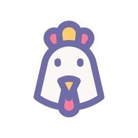 chicken  icon for your website design, logo, app, UI. vector
