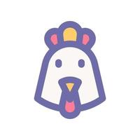 pollo icono para tu sitio web diseño, logo, aplicación, ui vector