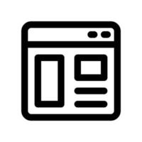 wireframe icon for your website design, logo, app, UI. vector