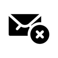 icono de correo electrónico para el diseño de su sitio web, logotipo, aplicación, interfaz de usuario. vector