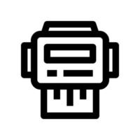 electric meter icon for your website, mobile, presentation, and logo design. vector