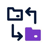 folder transfer icon for your website design, logo, app, UI. vector