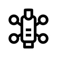 drone icon for your website, mobile, presentation, and logo design. vector