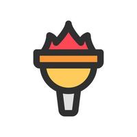 torch icon for your website design, logo, app, UI. vector