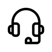 headset icon for your website design, logo, app, UI. vector