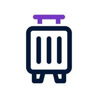 luggage icon for your website, mobile, presentation, and logo design. vector