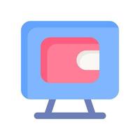 online wallet icon for your website design, logo, app, UI. vector