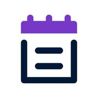notebook icon for your website design, logo, app, UI. vector