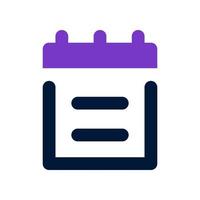 notebook icon for your website design, logo, app, UI. vector