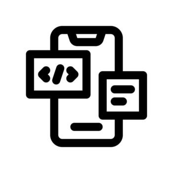 mobile app icon for your website design, logo, app, UI. vector