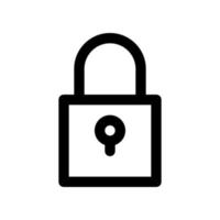 lock icon for your website design, logo, app, UI. vector