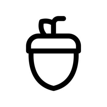 acorn icon for your website design, logo, app, UI. vector