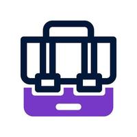 briefcase icon for your website, mobile, presentation, and logo design. vector