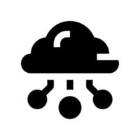 cloud computing icon for your website, mobile, presentation, and logo design. vector