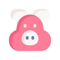 pig icon for your website design, logo, app, UI. vector