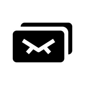 email icon for your website, mobile, presentation, and logo design. vector