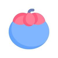 mangosteen icon for your website design, logo, app, UI. vector