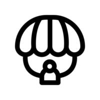 parachute icon for your website, mobile, presentation, and logo design. vector