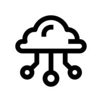 cloud computing icon for your website, mobile, presentation, and logo design. vector