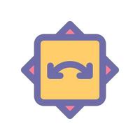 girar icono para tu sitio web diseño, logo, aplicación, ui vector