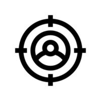 target icon for your website, mobile, presentation, and logo design. vector