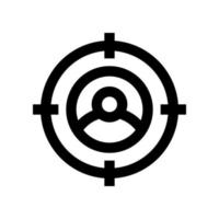 target icon for your website, mobile, presentation, and logo design. vector