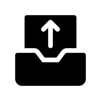 outbox icon for your website design, logo, app, UI. vector